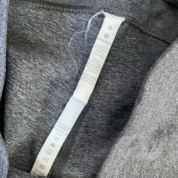 Women’s grey lululemon! Size 8 - Picture 3 of 5